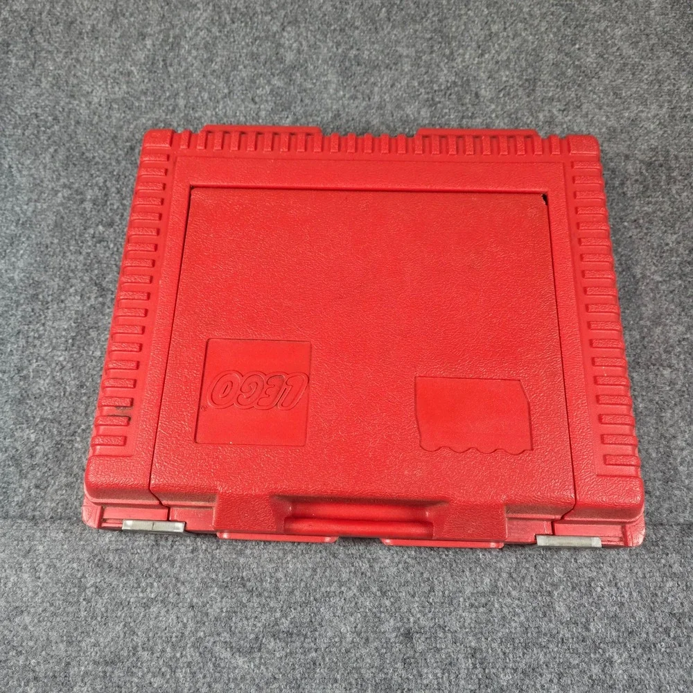 Vintage Red LEGO Carry Case Storage Box‎ with Assorted Building Blocks Bricks